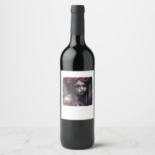 Whimsigoth Classic Funny Wine Label