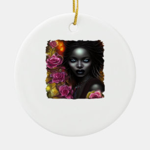 Whimsigoth Classic Halloween Ceramic Tree Decoration