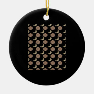 Whimsigoth Clouds Graphic Ceramic Tree Decoration