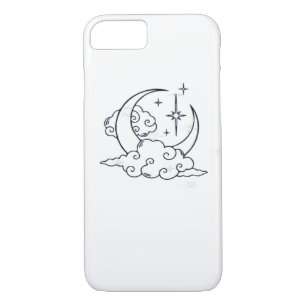 Whimsigoth Clouds Moon Witchy Classic Case-Mate iPhone Case