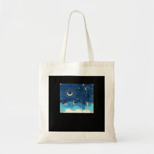 Whimsigoth Clouds Sun Moon Witchy Classic Tote Bag