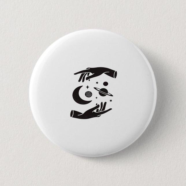 Whimsigoth Design 6 Cm Round Badge (Front)