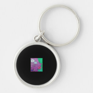 Whimsigoth Design For Halloween Key Ring