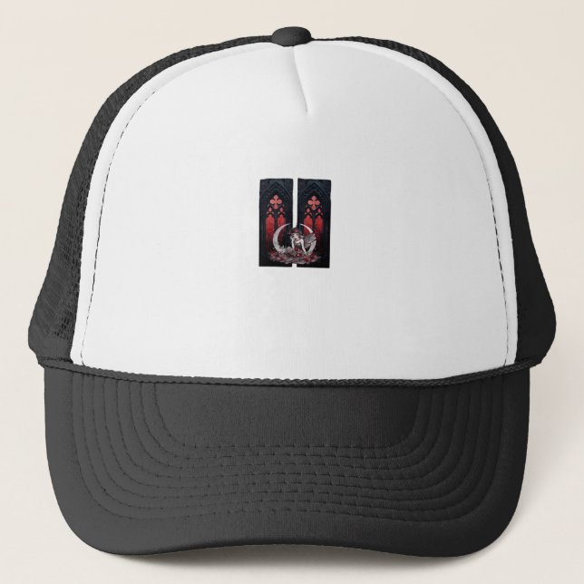 Whimsigoth Fairy Gothic Style Classic Trucker Hat (Front)