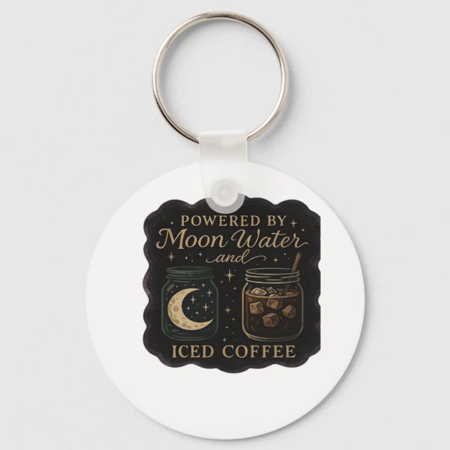 Whimsigoth Fantasy – Mystical Forests, Moons & Mag Key Ring (Front)