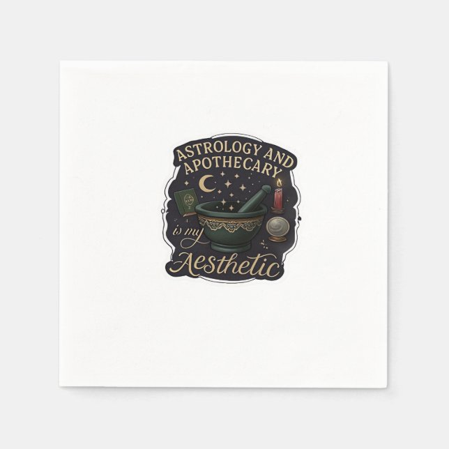 Whimsigoth Fantasy – Mystical Forests, Moons & Mag Napkin (Front)