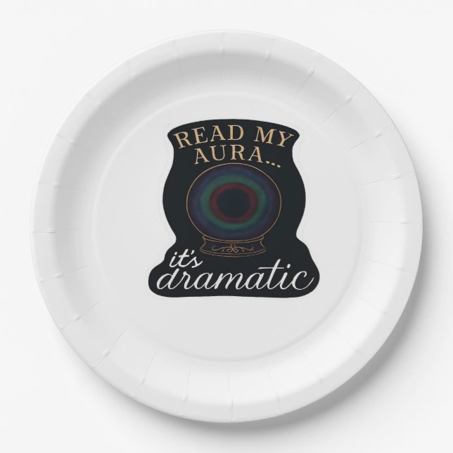 Whimsigoth Fantasy – Mystical Forests, Moons & Mag Paper Plate (Front)