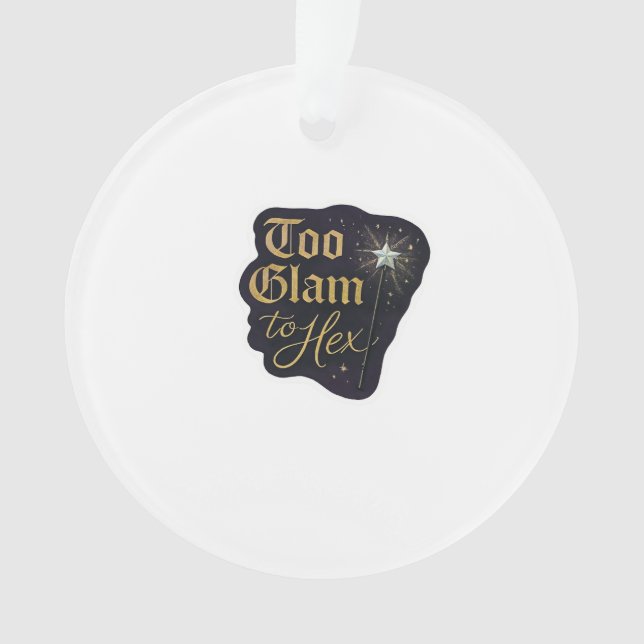 Whimsigoth Fantasy Mystical Forests, Moons & Magic Ornament (Front)