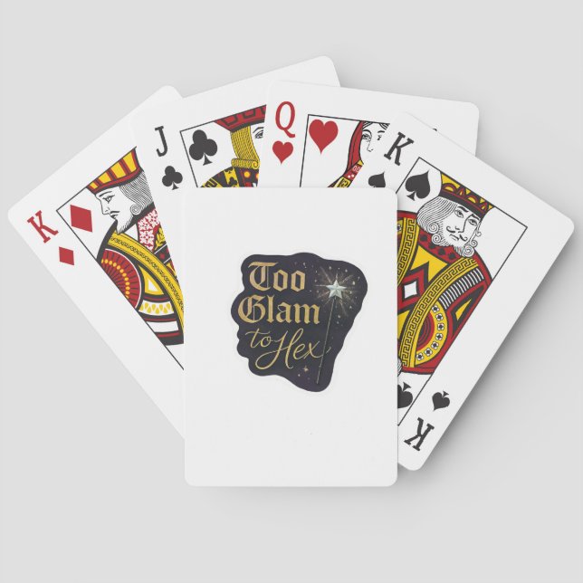 Whimsigoth Fantasy Mystical Forests, Moons & Magic Playing Cards (Back)