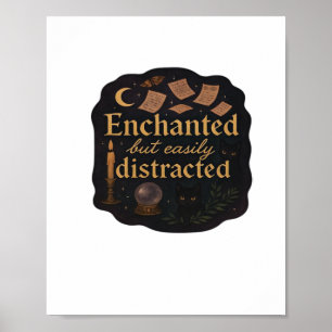 Whimsigoth Fantasy Mystical Forests, Moons & Magic Poster