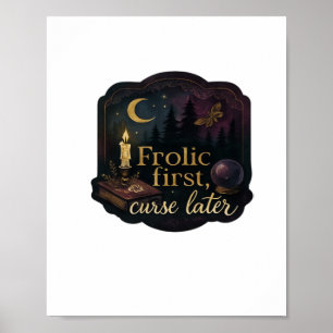 Whimsigoth Fantasy Mystical Forests, Moons & Magic Poster