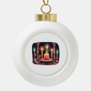 Whimsigoth Goth Wall Art 90S Decor Heckinfarout Ceramic Ball Christmas Ornament