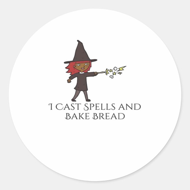 Whimsigoth Ink – Mystical Forests, Moons & Magic A Classic Round Sticker (Front)