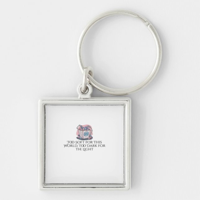 Whimsigoth Ink – Mystical Forests, Moons & Magic C Key Ring (Front)