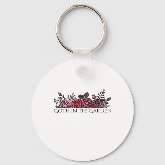 Whimsigoth Ink – Mystical Forests, Moons & Magic C Key Ring (Front)