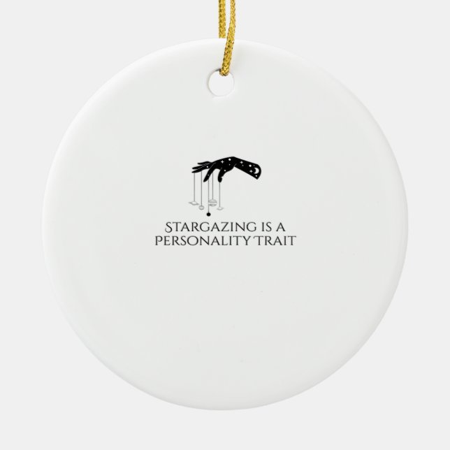 Whimsigoth Ink – Mystical Forests, Moons Magic Cla Ceramic Tree Decoration (Front)
