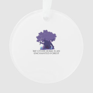 Whimsigoth Ink – Mystical Forests, Moons Magic Cla Ornament