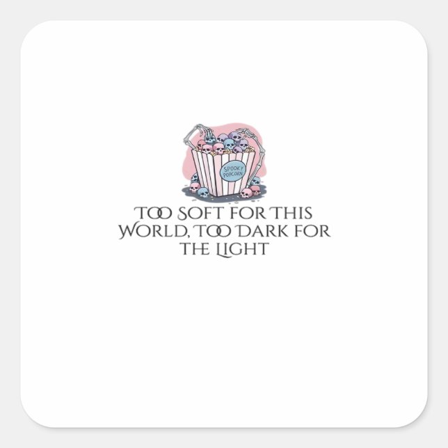 Whimsigoth Ink – Mystical Forests, Moons & Magic E Square Sticker (Front)