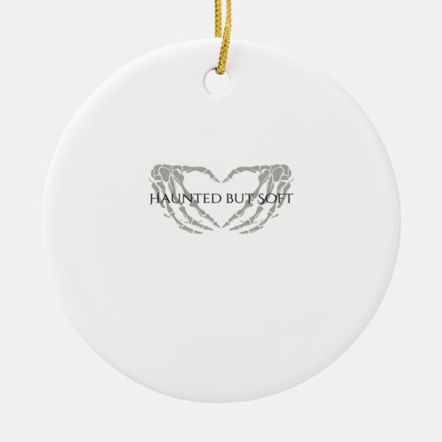 Whimsigoth Ink – Mystical Forests, Moons & Magic F Ceramic Tree Decoration (Front)