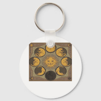 Whimsigoth Moon Classic Key Ring