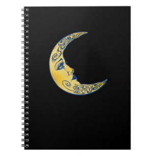 Whimsigoth Moon Notebook
