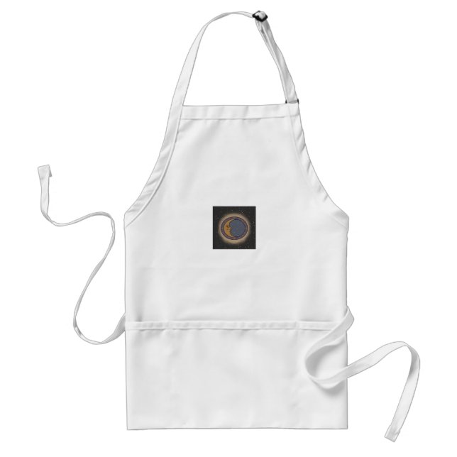 Whimsigoth Moon Print Standard Apron (Front)