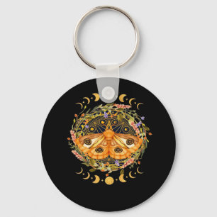 Whimsigoth Moth Classic Key Ring