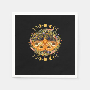 Whimsigoth Moth Classic Napkin