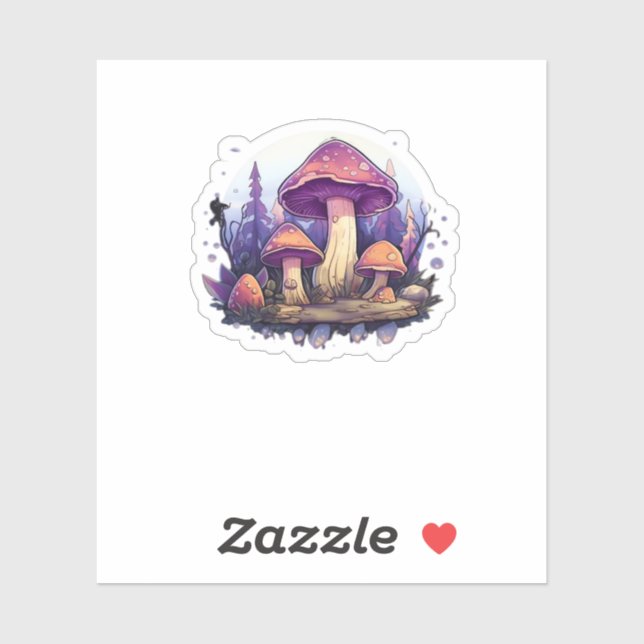 Whimsigoth Mushrooms And Crystals Classic (Sheet)