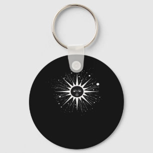 Whimsigoth Night Sky Sun Moon Witchy Classic Hallo Key Ring