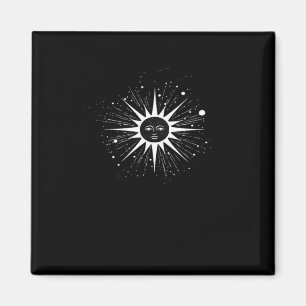 Whimsigoth Night Sky Sun Moon Witchy Classic Hallo Magnet