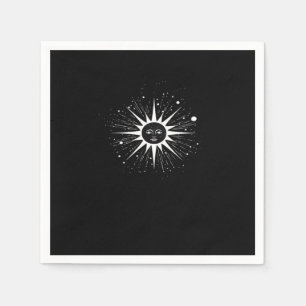 Whimsigoth Night Sky Sun Moon Witchy Classic Hallo Napkin