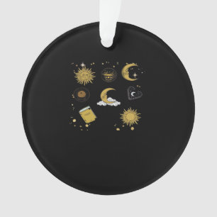 Whimsigoth Sun Moon Witchy Classic Ornament