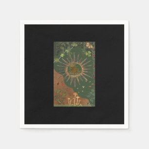 Whimsigoth Swirl Poster Napkin
