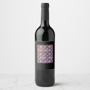 Whimsigoth Wallpaper Classic Wine Label