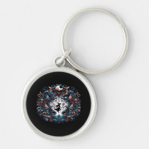 Whimsigoth Witch Within A Classic Key Ring