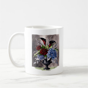 Whimsigothic – Gothic Floral Vase Aesthetic Classi Coffee Mug