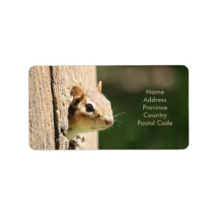 Whimsy Animal Design Label