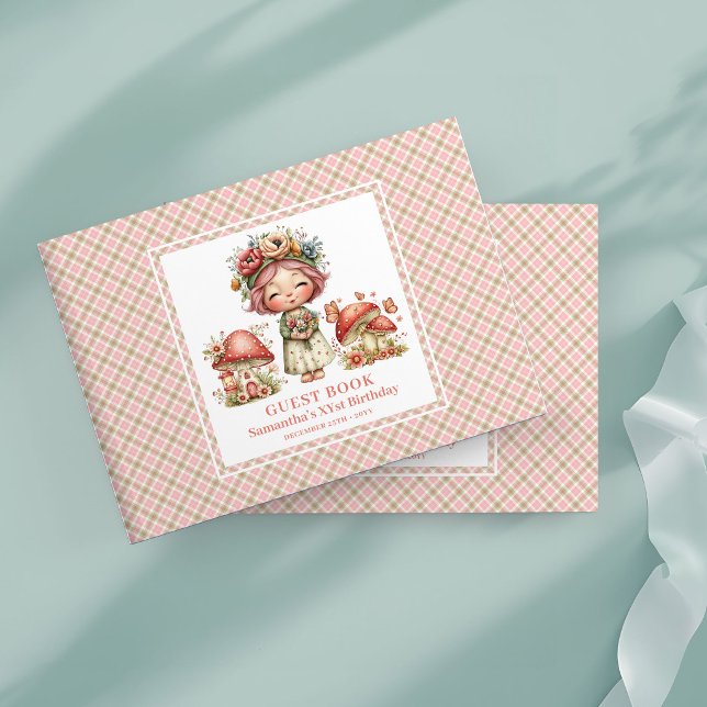 Whimsy Blush Fairy 6th Birthday Guest Book (Whimsy Blush Fairy 6th Birthday Guest Book)