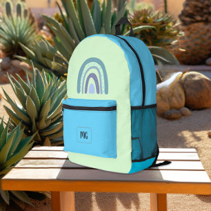 Whimsy Boho Rainbow Teens Printed Backpack