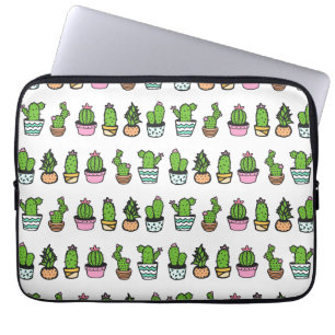 Whimsy Cactus Pots Laptop Sleeve