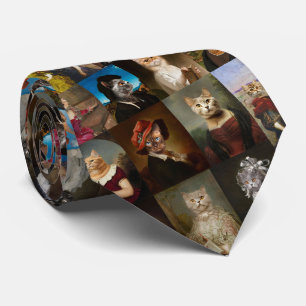 Whimsy Cats Portrait Collection Tie