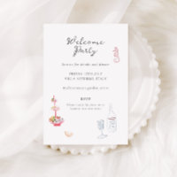 Whimsy Colorful Illustrated Wedding Details