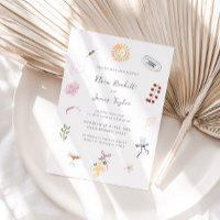 Whimsy Colorful Illustrated Wedding 