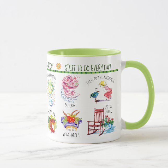 Whimsy Cute Stuff to Do Combo Mug 11oz (Right)