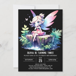 Whimsy Design Fairy Birthday Invitation