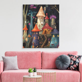  Whimsy-Enchanted-Forest Canvas Print