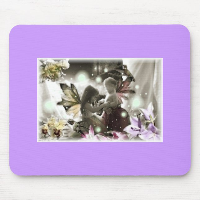 Whimsy Fairy Garden Mouse Pad (Front)
