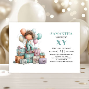 Whimsy Fairy Girl 8th Birthday Magical Cute invite