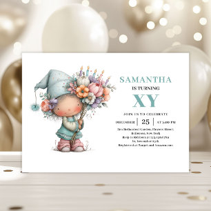 Whimsy Fairy Girl 8th Birthday Magical Cute invite